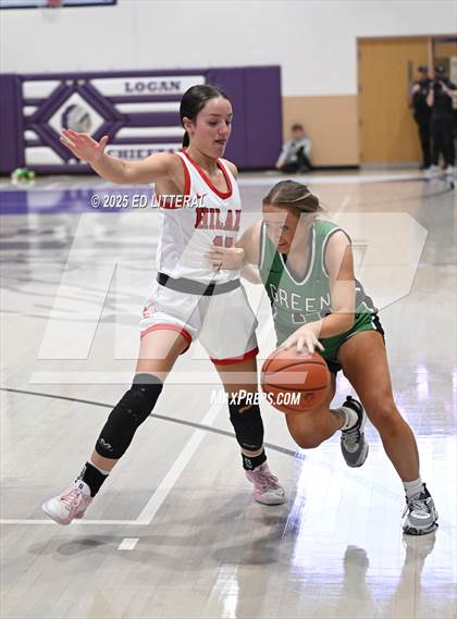 Thumbnail 2 in Green @ Hiland (OHSAA DIV VII Regional Semifinal) photogallery.
