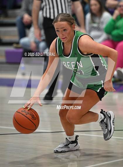Thumbnail 1 in Green @ Hiland (OHSAA DIV VII Regional Semifinal) photogallery.