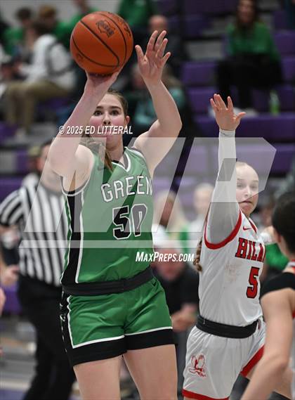 Thumbnail 3 in Green @ Hiland (OHSAA DIV VII Regional Semifinal) photogallery.