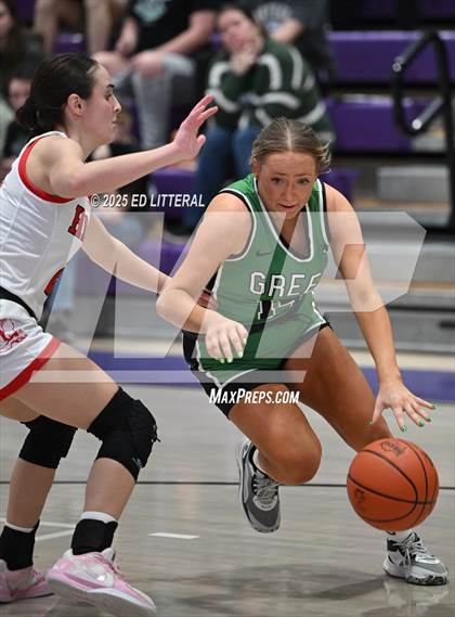 Thumbnail 1 in Green @ Hiland (OHSAA DIV VII Regional Semifinal) photogallery.
