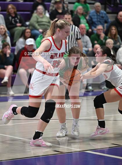 Thumbnail 3 in Green @ Hiland (OHSAA DIV VII Regional Semifinal) photogallery.