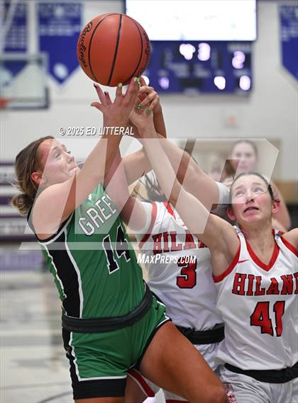 Thumbnail 1 in Green @ Hiland (OHSAA DIV VII Regional Semifinal) photogallery.