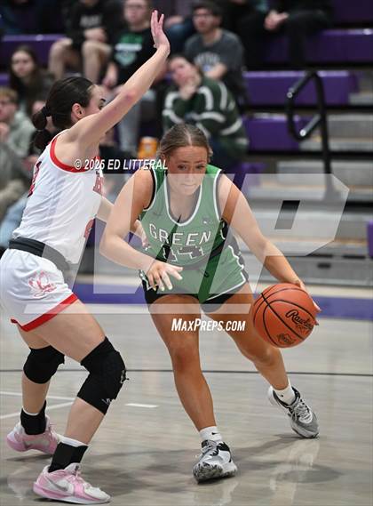 Thumbnail 2 in Green @ Hiland (OHSAA DIV VII Regional Semifinal) photogallery.