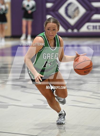 Thumbnail 1 in Green @ Hiland (OHSAA DIV VII Regional Semifinal) photogallery.