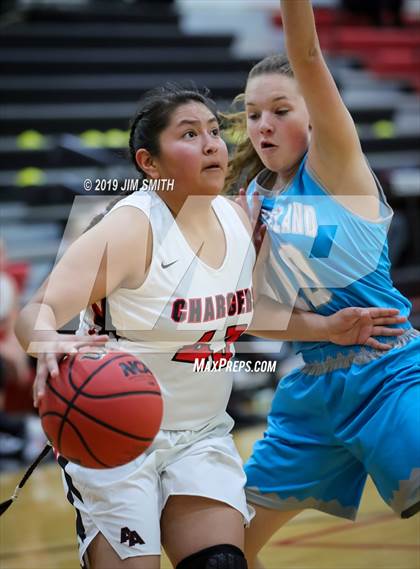 Thumbnail 1 in Cleveland vs. Albuquerque Academy (Joe Armijo Basketball Classic) photogallery.