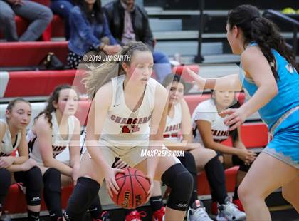 Thumbnail 3 in Cleveland vs. Albuquerque Academy (Joe Armijo Basketball Classic) photogallery.