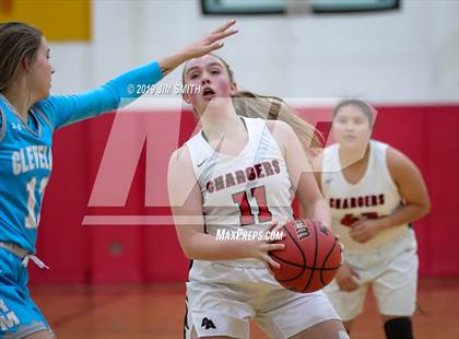Thumbnail 2 in Cleveland vs. Albuquerque Academy (Joe Armijo Basketball Classic) photogallery.