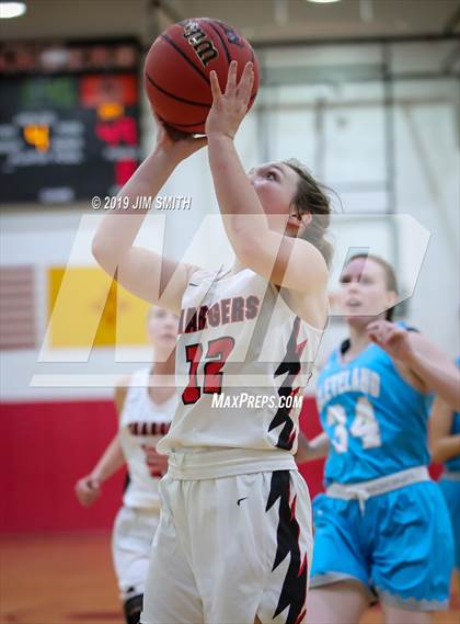 Thumbnail 1 in Cleveland vs. Albuquerque Academy (Joe Armijo Basketball Classic) photogallery.