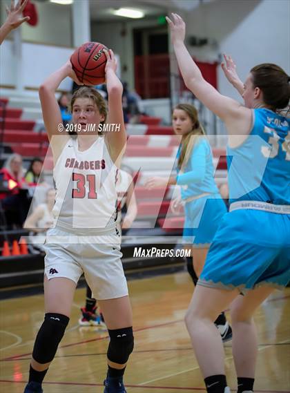 Thumbnail 1 in Cleveland vs. Albuquerque Academy (Joe Armijo Basketball Classic) photogallery.
