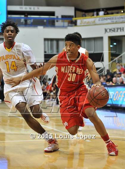 Thumbnail 3 in Fairfax vs. Mater Dei (CIF SoCal Regional Open Division Final) photogallery.