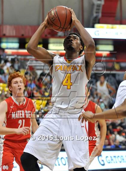Thumbnail 2 in Fairfax vs. Mater Dei (CIF SoCal Regional Open Division Final) photogallery.