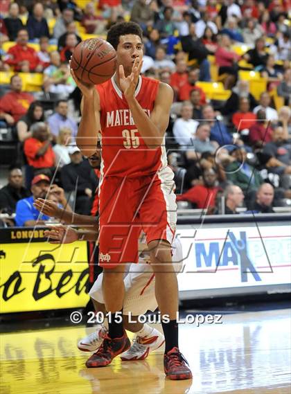 Thumbnail 3 in Fairfax vs. Mater Dei (CIF SoCal Regional Open Division Final) photogallery.