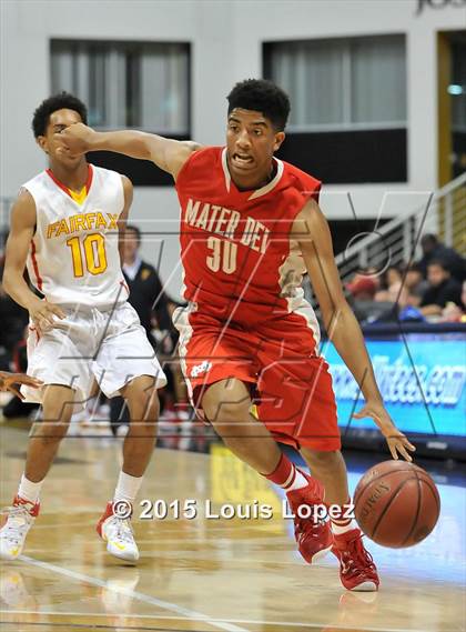 Thumbnail 2 in Fairfax vs. Mater Dei (CIF SoCal Regional Open Division Final) photogallery.