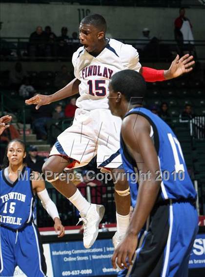 Thumbnail 1 in Trenton Catholic Academy vs. Findlay Prep (PrimeTime Shootout) photogallery.