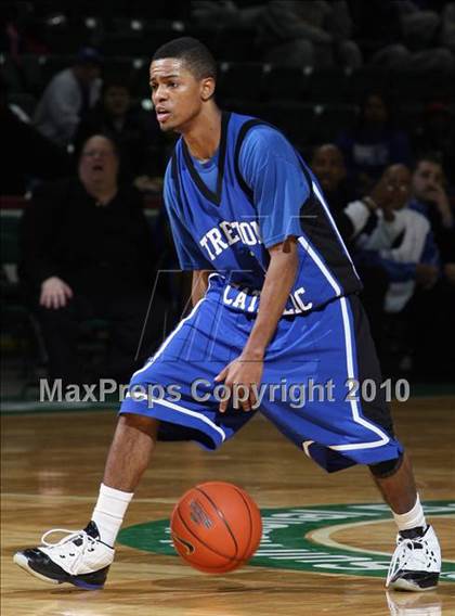 Thumbnail 1 in Trenton Catholic Academy vs. Findlay Prep (PrimeTime Shootout) photogallery.