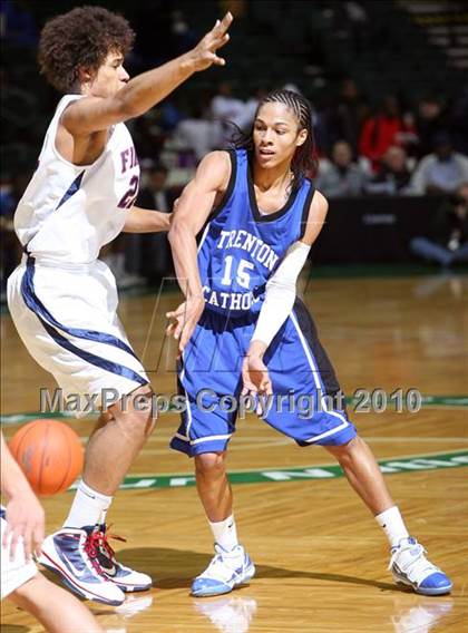 Thumbnail 3 in Trenton Catholic Academy vs. Findlay Prep (PrimeTime Shootout) photogallery.