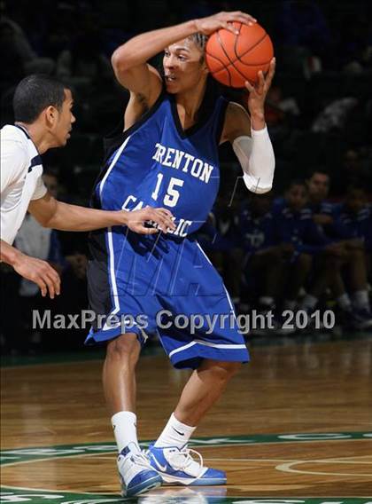 Thumbnail 3 in Trenton Catholic Academy vs. Findlay Prep (PrimeTime Shootout) photogallery.