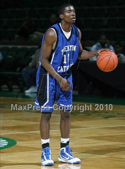 Thumbnail 1 in Trenton Catholic Academy vs. Findlay Prep (PrimeTime Shootout) photogallery.