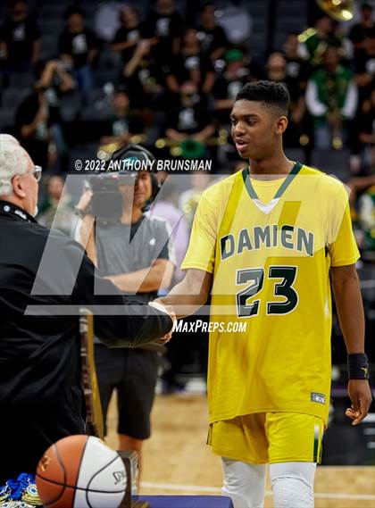 Thumbnail 2 in Damien vs Clovis North (CIF State D1 Final) photogallery.