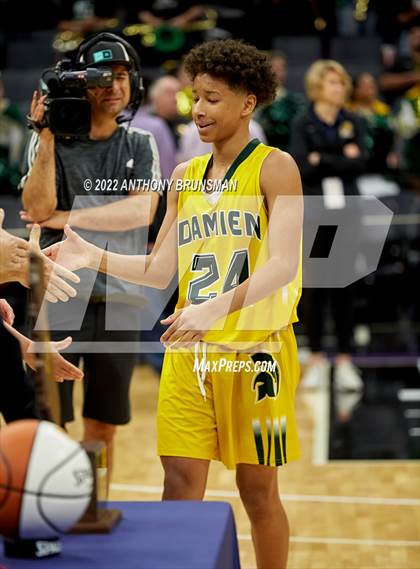Thumbnail 3 in Damien vs Clovis North (CIF State D1 Final) photogallery.