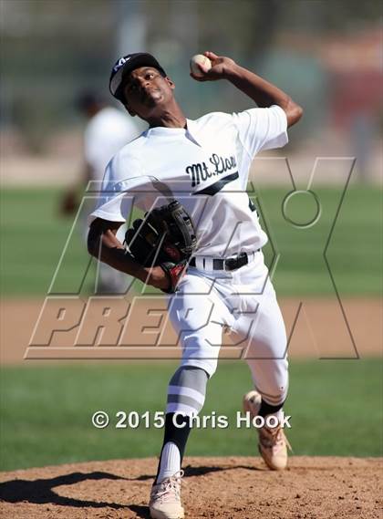 Thumbnail 2 in Mountain View vs Blanchard (Lancer Baseball Classic) photogallery.