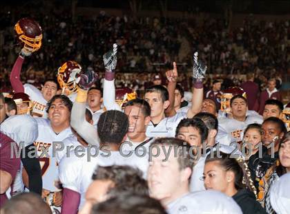 Thumbnail 1 in West Covina vs. Bonita (CIF SS Southeast Division Final) photogallery.