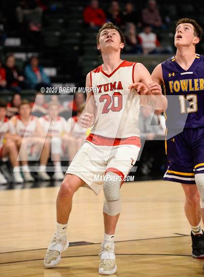 Thumbnail 1 in Yuma vs. Fowler (CHSAA 2A Great 8) photogallery.