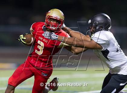 Thumbnail 2 in Penn Hills vs. Canada Prep Football Academy (Western Pennsylvania Legends Football Classic) photogallery.
