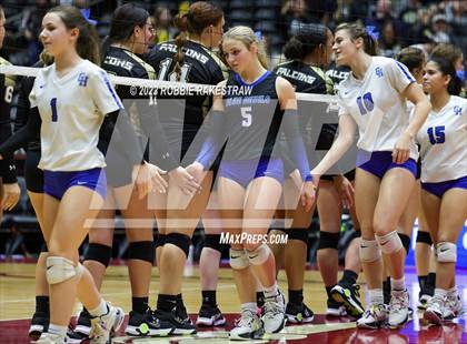 Thumbnail 2 in Bushland vs. Central Heights (UIL 3A Volleyball Semifinal) photogallery.