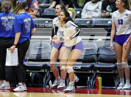 Thumbnail 3 in Bushland vs. Central Heights (UIL 3A Volleyball Semifinal) photogallery.