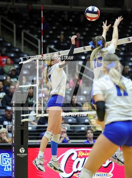 Thumbnail 1 in Bushland vs. Central Heights (UIL 3A Volleyball Semifinal) photogallery.