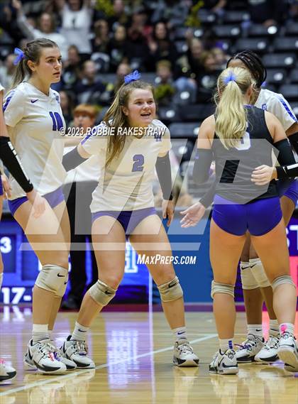Thumbnail 1 in Bushland vs. Central Heights (UIL 3A Volleyball Semifinal) photogallery.