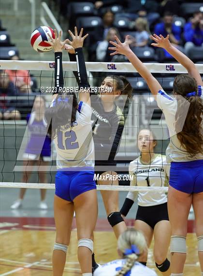 Thumbnail 3 in Bushland vs. Central Heights (UIL 3A Volleyball Semifinal) photogallery.
