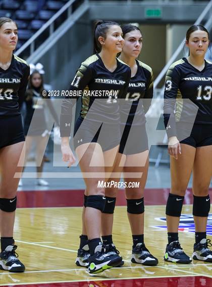 Thumbnail 2 in Bushland vs. Central Heights (UIL 3A Volleyball Semifinal) photogallery.