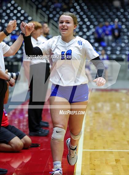 Thumbnail 3 in Bushland vs. Central Heights (UIL 3A Volleyball Semifinal) photogallery.