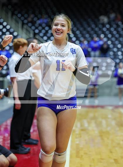 Thumbnail 1 in Bushland vs. Central Heights (UIL 3A Volleyball Semifinal) photogallery.