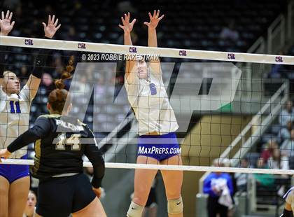 Thumbnail 2 in Bushland vs. Central Heights (UIL 3A Volleyball Semifinal) photogallery.