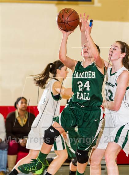 Thumbnail 2 in Hamden Hall Country Day vs Convent of Sacred Heart (Kingswood Invitational Tournament) photogallery.