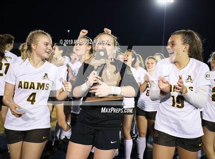 Thumbnail 3 in Utica Eisenhower vs. Adams (MHSAA District Final) photogallery.