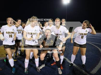 Thumbnail 3 in Utica Eisenhower vs. Adams (MHSAA District Final) photogallery.