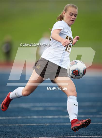 Thumbnail 2 in Utica Eisenhower vs. Adams (MHSAA District Final) photogallery.