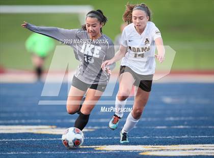Thumbnail 1 in Utica Eisenhower vs. Adams (MHSAA District Final) photogallery.