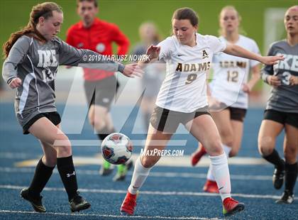 Thumbnail 1 in Utica Eisenhower vs. Adams (MHSAA District Final) photogallery.