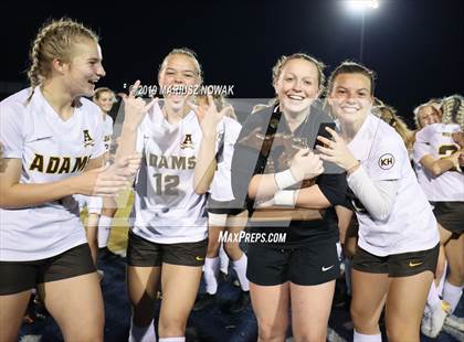 Thumbnail 1 in Utica Eisenhower vs. Adams (MHSAA District Final) photogallery.