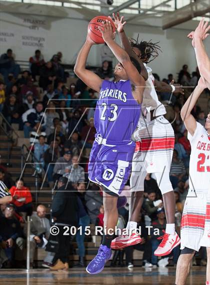 Thumbnail 3 in Cape Henry Collegiate vs. Newark Tech (Battle by the Bay) photogallery.