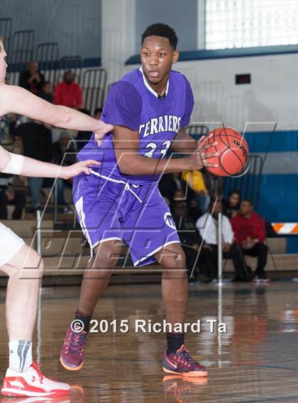 Thumbnail 2 in Cape Henry Collegiate vs. Newark Tech (Battle by the Bay) photogallery.