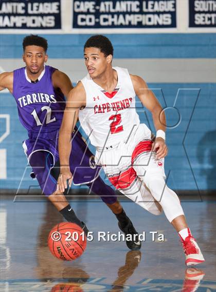 Thumbnail 2 in Cape Henry Collegiate vs. Newark Tech (Battle by the Bay) photogallery.