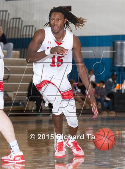 Thumbnail 3 in Cape Henry Collegiate vs. Newark Tech (Battle by the Bay) photogallery.