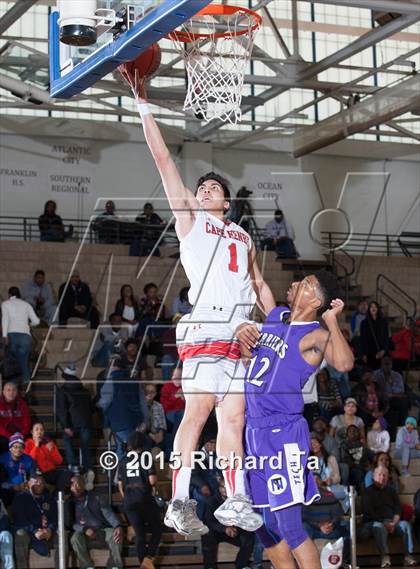 Thumbnail 3 in Cape Henry Collegiate vs. Newark Tech (Battle by the Bay) photogallery.