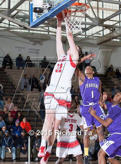 Thumbnail 2 in Cape Henry Collegiate vs. Newark Tech (Battle by the Bay) photogallery.